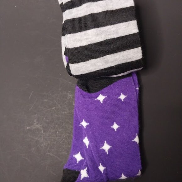 Way to Celebrate! Cat & Stars Socks 2 Pair - Picture 3 of 4